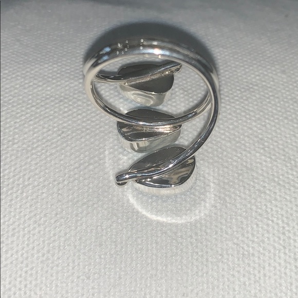 Sterling Silver Turquoise Adjustable Ring - Picture 4 of 4